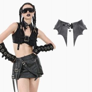 Batwing Choker- Size Small- Halloween